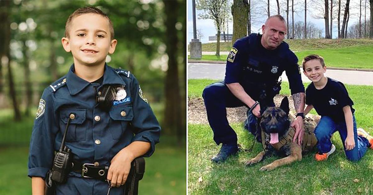9 Year Old Raises Almost $80,000 To purchase Bullet Proof Vests For Police Dogs