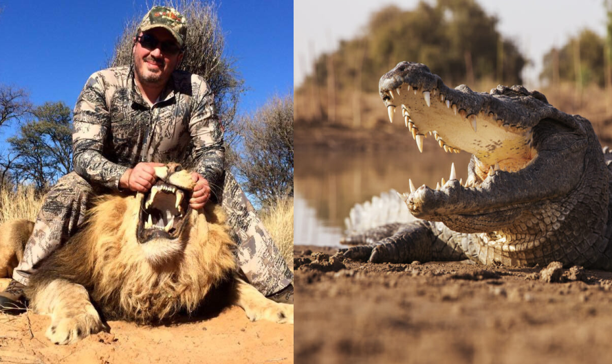 Trophy hunter who targeted elephants and lions gets eaten by crocodiles