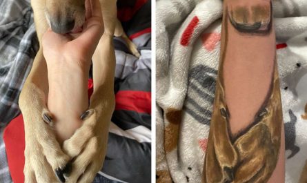 Woman Gets The Sweetest Tattoo In Memory Of Her Beloved Dog
