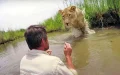 Man Who Rescued Two Lion Cubs Seven Years Ago Returns And Meets Them Face To Face